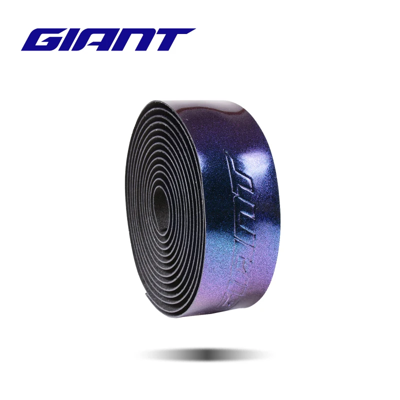 Giant Chameleon Color Bicycle Handlebar Tape Road Bike Bar Tape PU Breathable Sweat Anti-Skid Shock Absorber Wrap Tape 2150mm