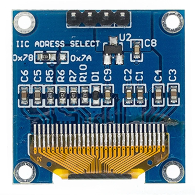 وحدة عرض OLED لـ Arduino ، لوحة شاشة LCD ، IIC المسلسل ، 0.96 "، 4Pin ، أبيض ، أزرق ، أصفر ، 128x64 ، 12864