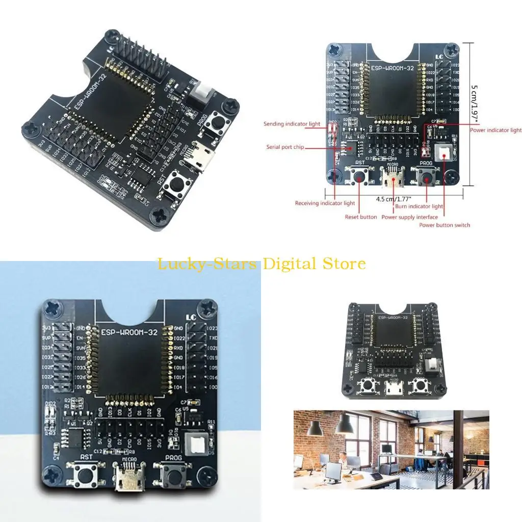 

T3EE ESP-Wroom-32 Плата разработки измерения модуля модуля компьютерная плата ESP32