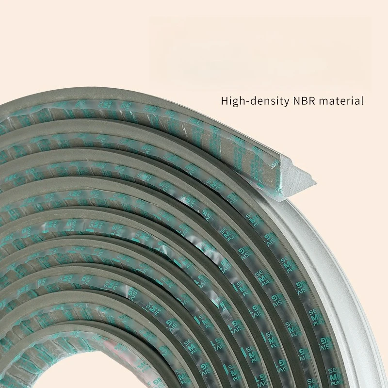 5M NBR Self-Adhesive Edge Trim Strip Inner Corner Line Living Room Ceiling Top Corner Line Wall Corner Triangular Edging Strip