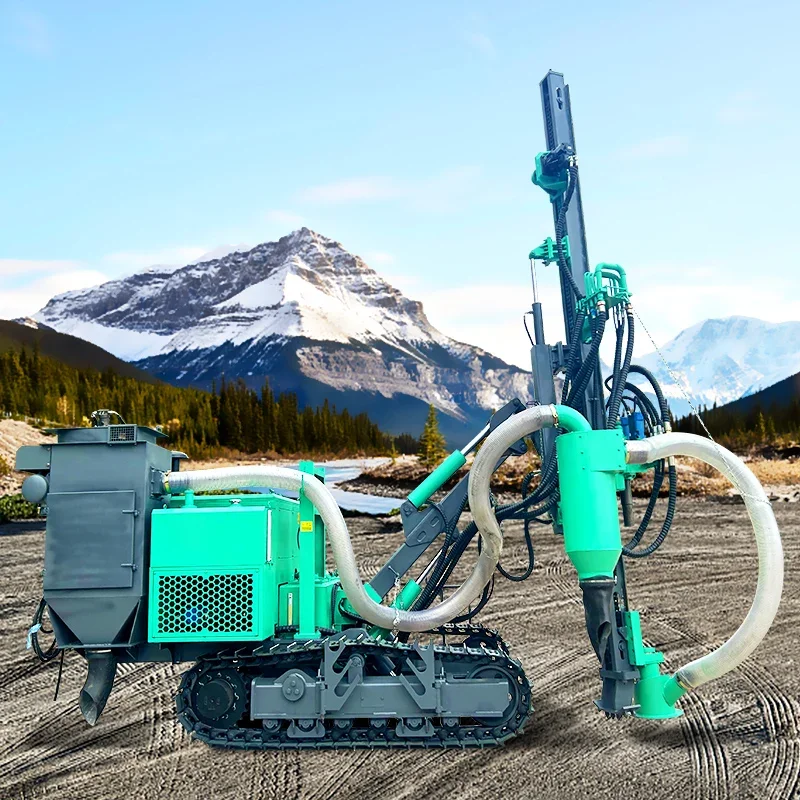 Customized High Strength Crawler Hydraulic Core Drilling Rig with Gearbox and Pump for Ore Drilling