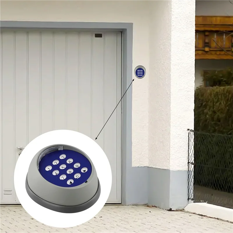 N82R 2X Wireless Keypad For Gate, Opener Code Entry Security Keypad, Waterproof Gate Opener Keypad, Digital Code Panel
