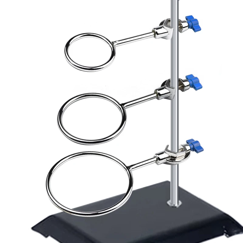 

Laboratory Medical Research Retort Ring Clamp for Support Stand Platform Flask Clamp Clip Ring Bosshead Burner Holder Metal Grip