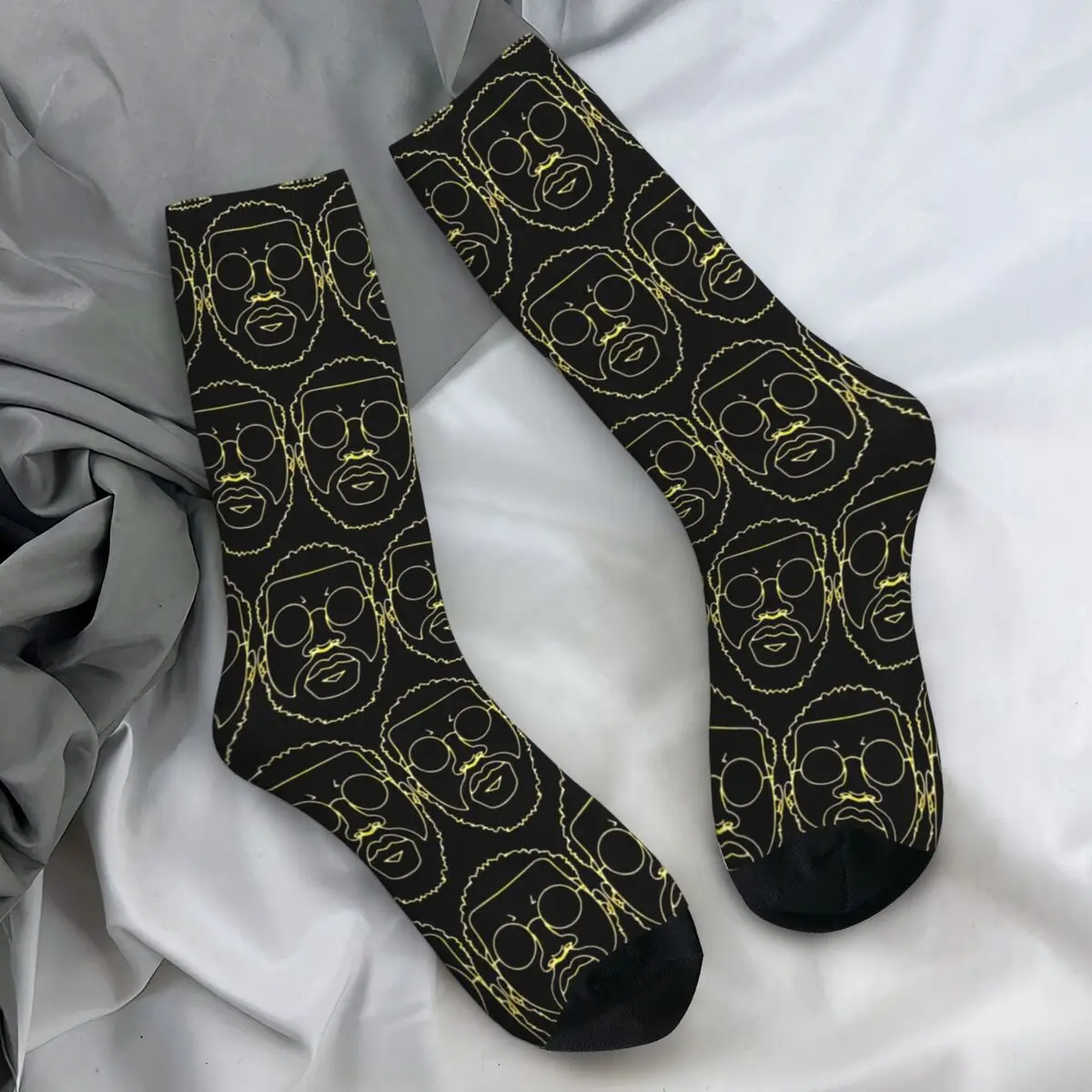 

The Weeknd Blinding Lights Dawn FM Socks Autumn Stockings Funny Men Medium Soft Socks Design Skateboard Anti Bacterial Socks