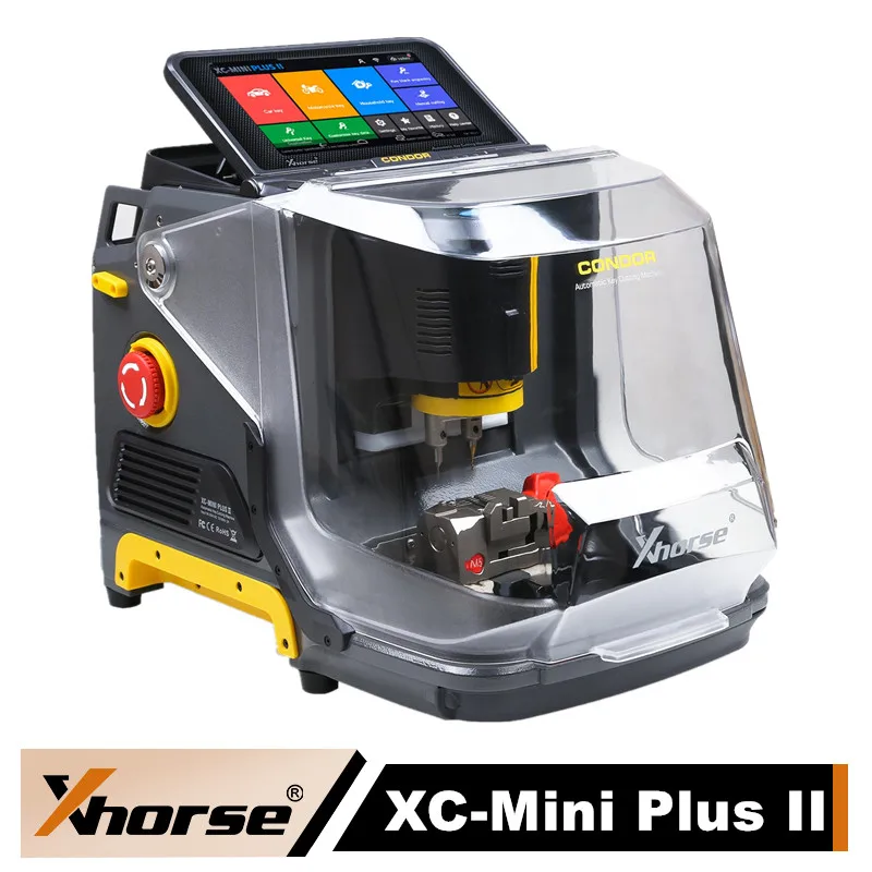 

Xhorse Condor XC-MINI Plus II Станок для резки ключей Поддержка автомобильных мотоциклов Бытовые ключи с бесплатными зажимами M3 и M5
