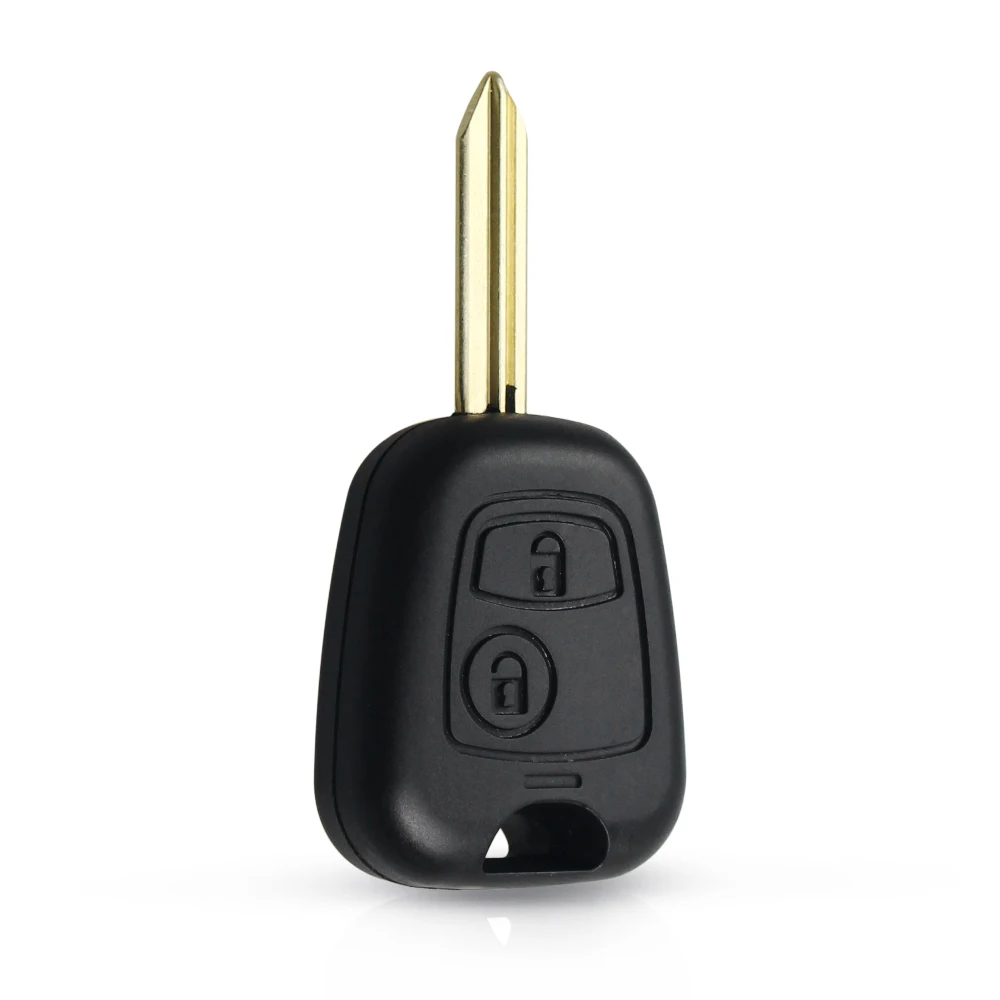 KEYYOU 10Pcs Remote Control Car Key Shell For Citroen C1 C2 C3 Saxo Picasso Xsara Berlingo SX9 Blade 2 Buttons Key Case Fob