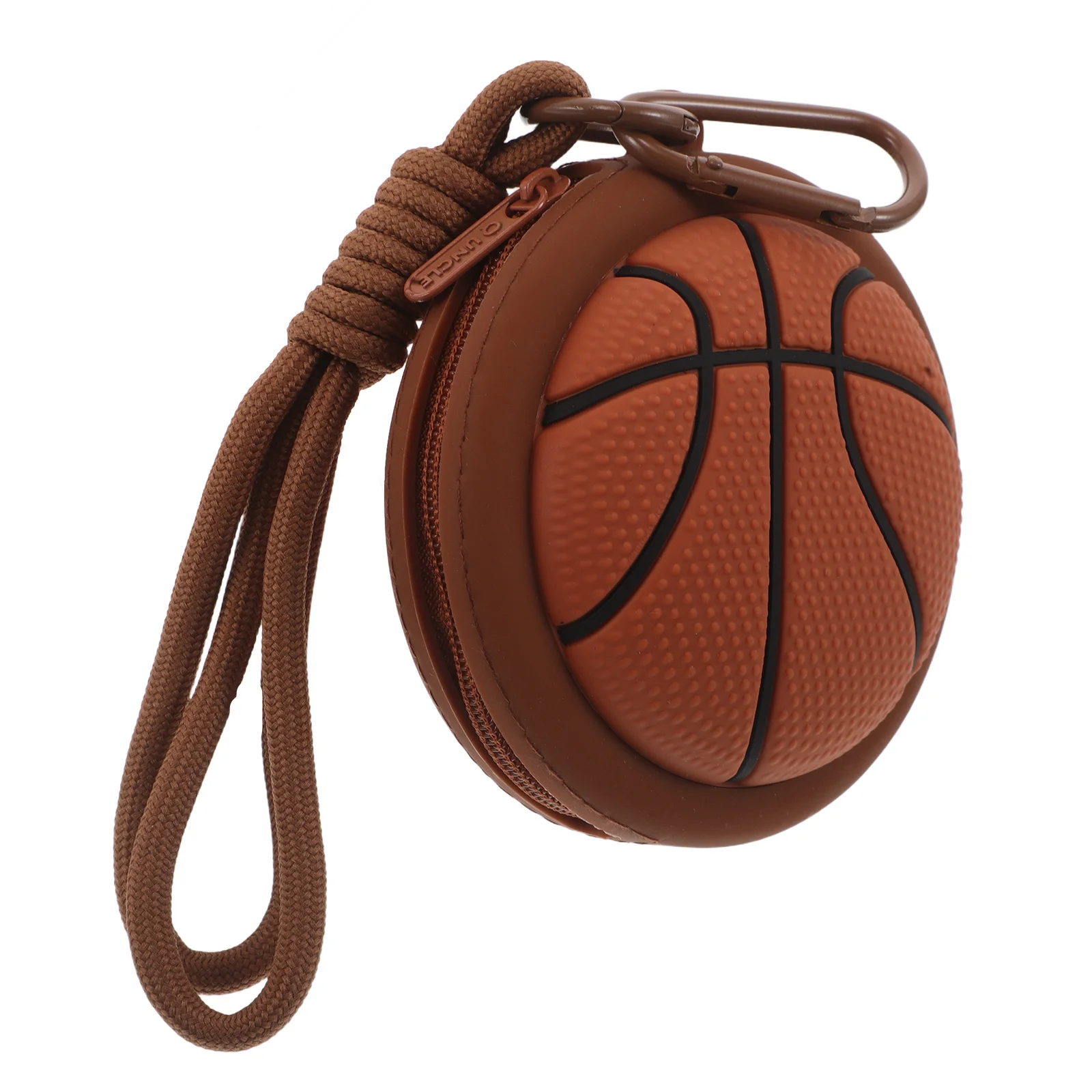 محفظة صغيرة من السيليكون لكرة السلة للعملات المعدنية، محفظة تغيير صغيرة لسماعات الأذن، مفاتيح، حامل البطاقة، حقيبة تنظيم محمولة لمحبي الرياضة #4