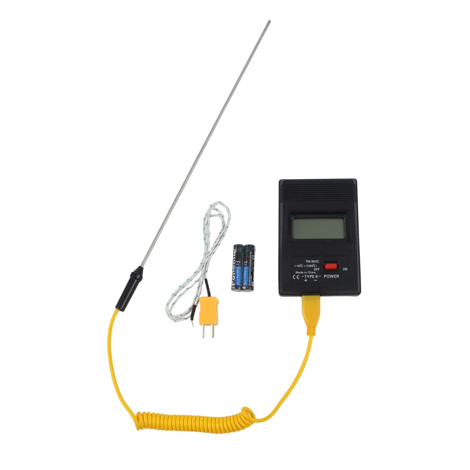 High Quality for tm 902C LCD Type K Digital Thermometer with Probe and 300mm Thermocouple Probe for Reliable Readings