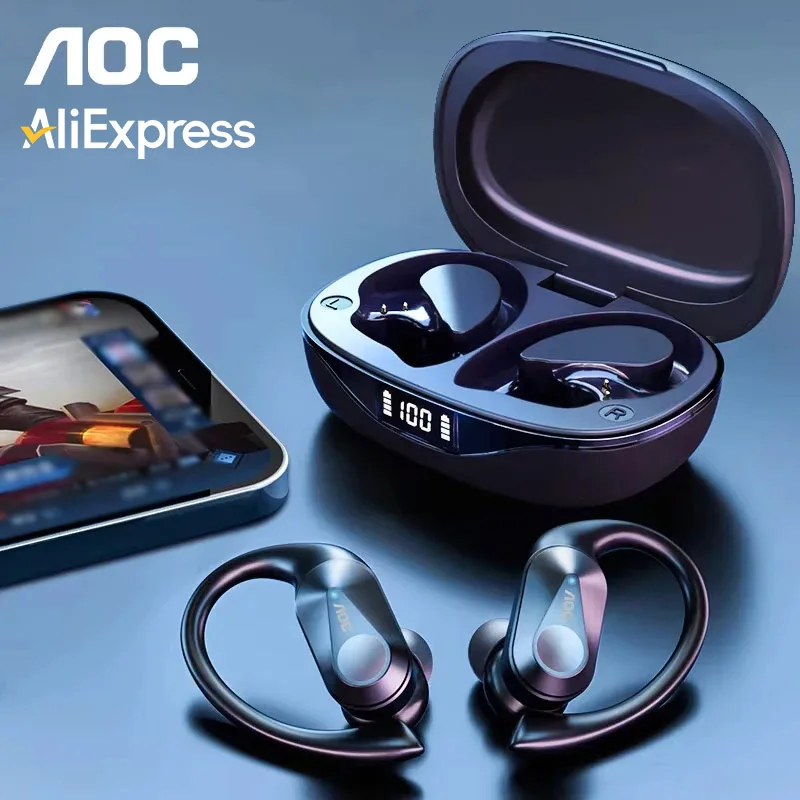 fone-de-ouvido-gamer-aoc-sem-fio-bluetooth-60-esportivo-com-display-led-de-bateria-e-microfone-a-prova-d'Agua-300mah-lp75