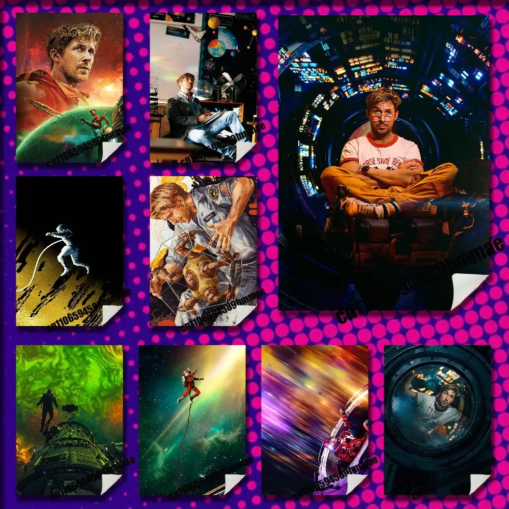 For Ryan Gosling P-Project Hail Mary Ryland Grace Poster Wall Murals Paper Home Self-adhesive Decoration Sticker Playbill Cover