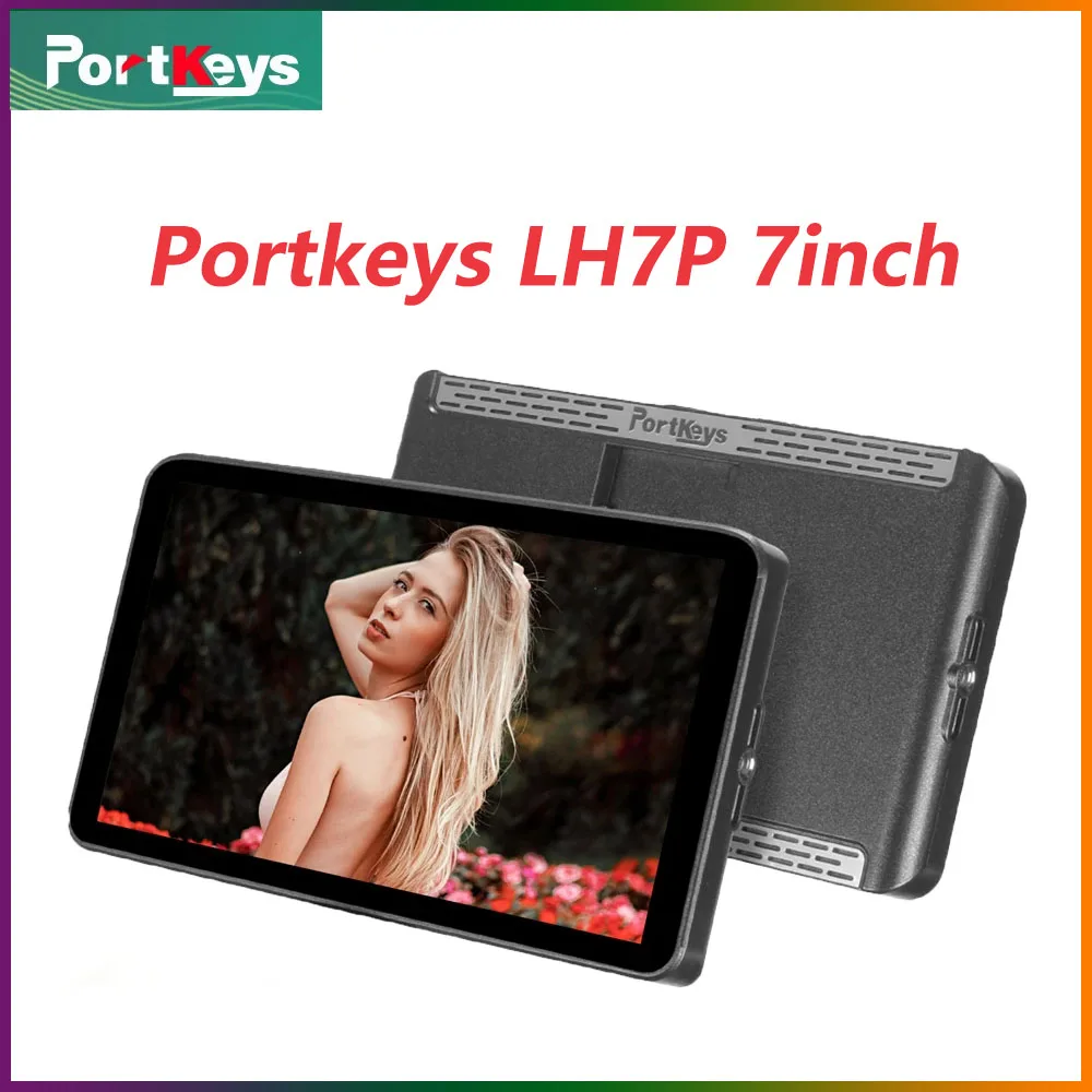 

Монитор Portkeys LH7P, 7-дюймовый монитор с беспроводным управлением камерой, LUT-выход для Sony A7MIII A7M IV A7SIII A1 A9II RX10