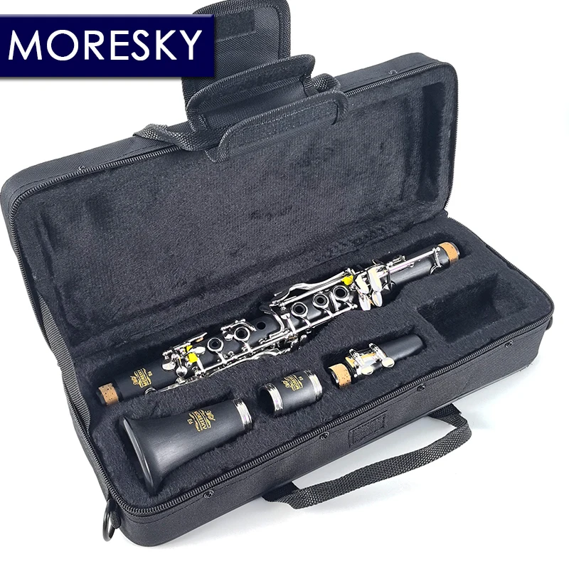 MORESKY クラリネット Eb調 ソプラノクラリネット ハードラバーボディ