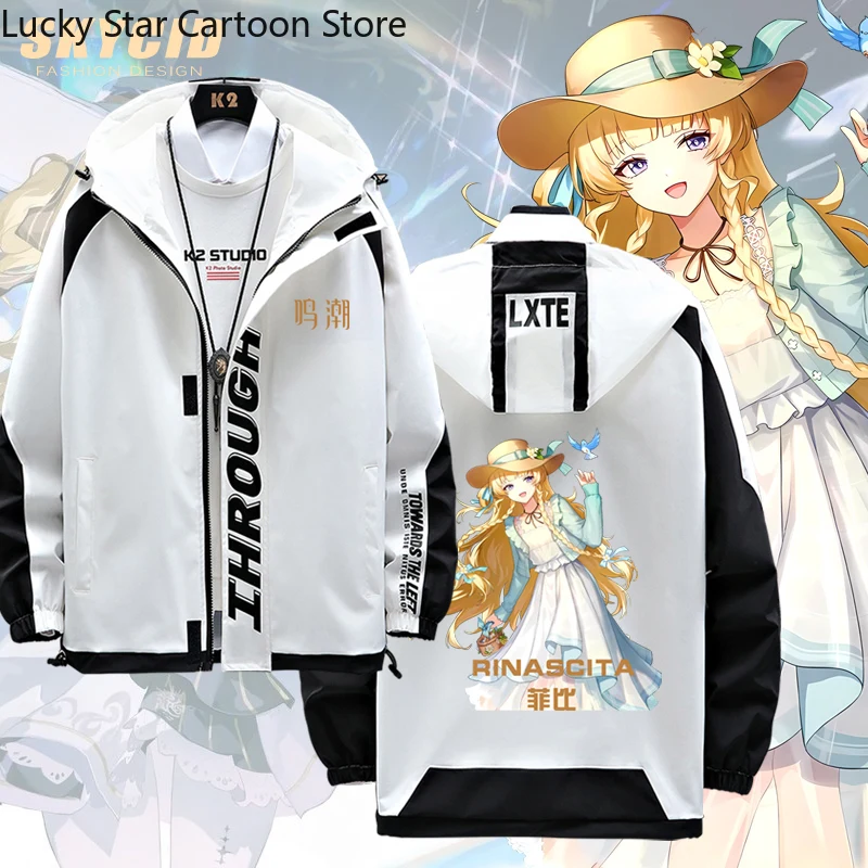 

Wuthering Waves Carlotta Montelli Cartethyia Phoebe, пальто для косплея, куртка, модная повседневная крутая ветровка, длинное пальто, подарок на Хэллоуин