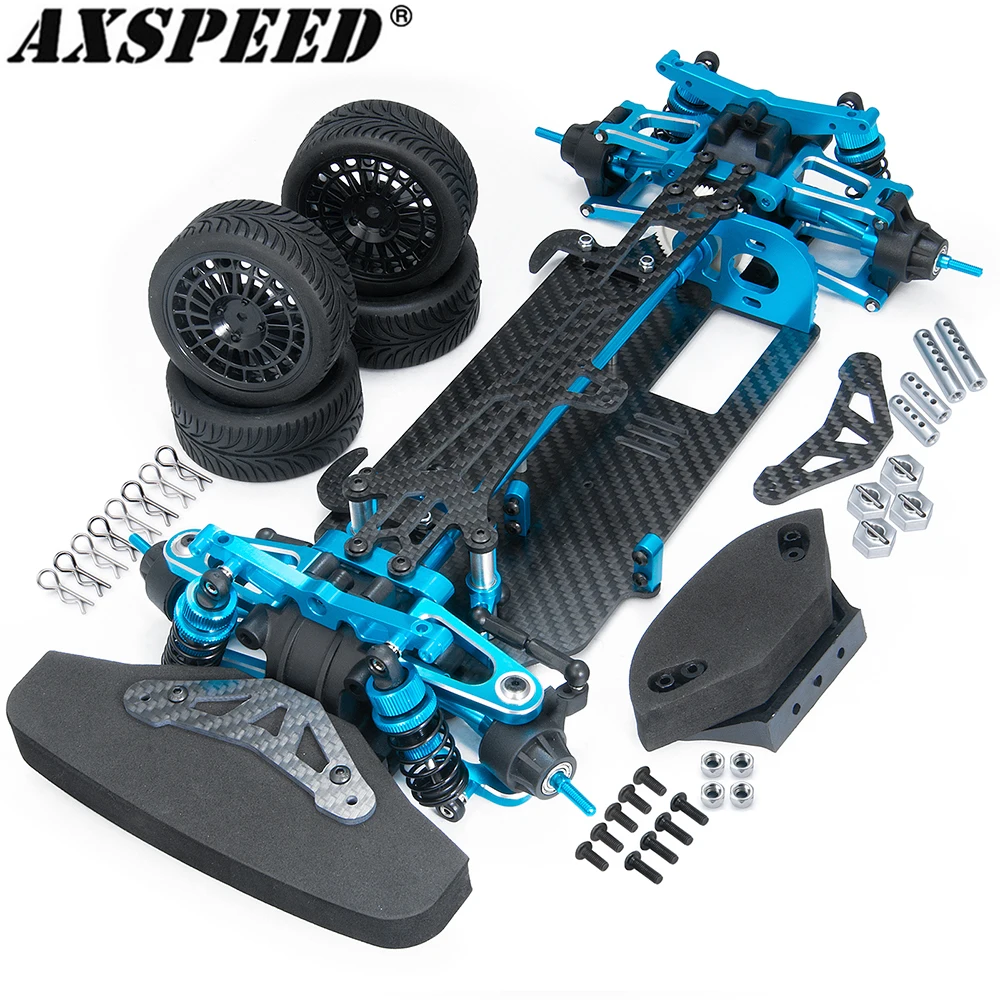 

AXSPEED Tamiya TT01 набор рамок шасси для масштаба 1/10 RC Высокая производительность на дороге Дрифт автомобиль обновленные аксессуары