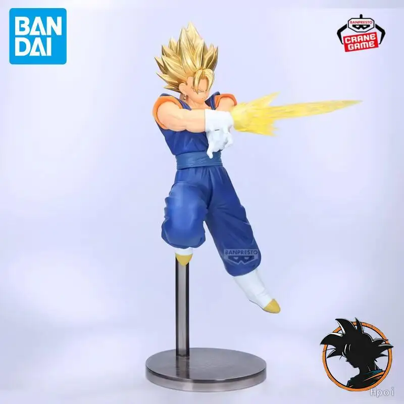 Oryginalne figurki Bandai Banpresto Dokkan Battle 10th Anniversary Super Vegito, figurki akcji anime z PVC, zabawki dla dzieci, juguetes, prezenty