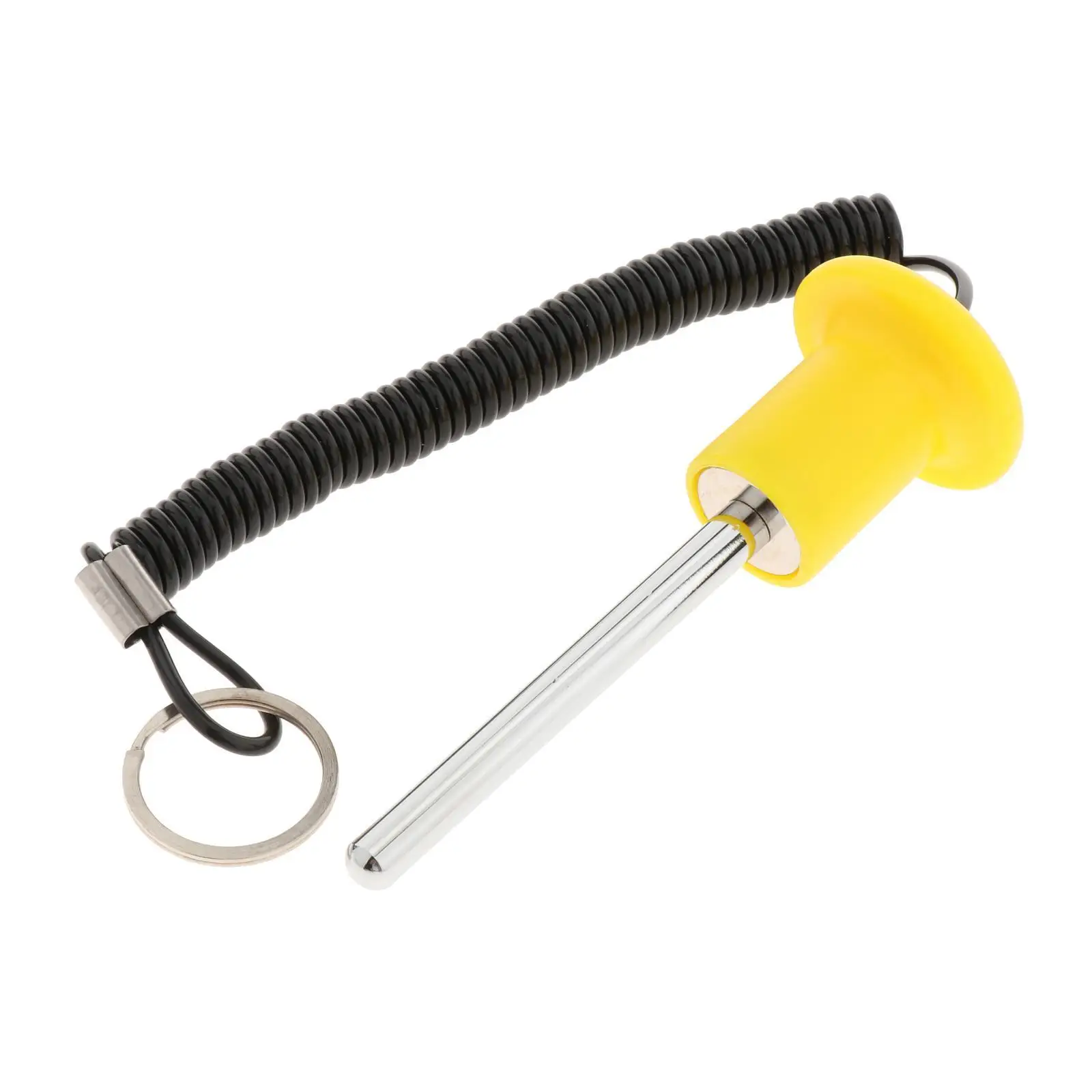 Steel Detent Weight Pin for Gym Stack Machine Cable Crossover with Durable Plastic and Chrome Material for Home Fitness