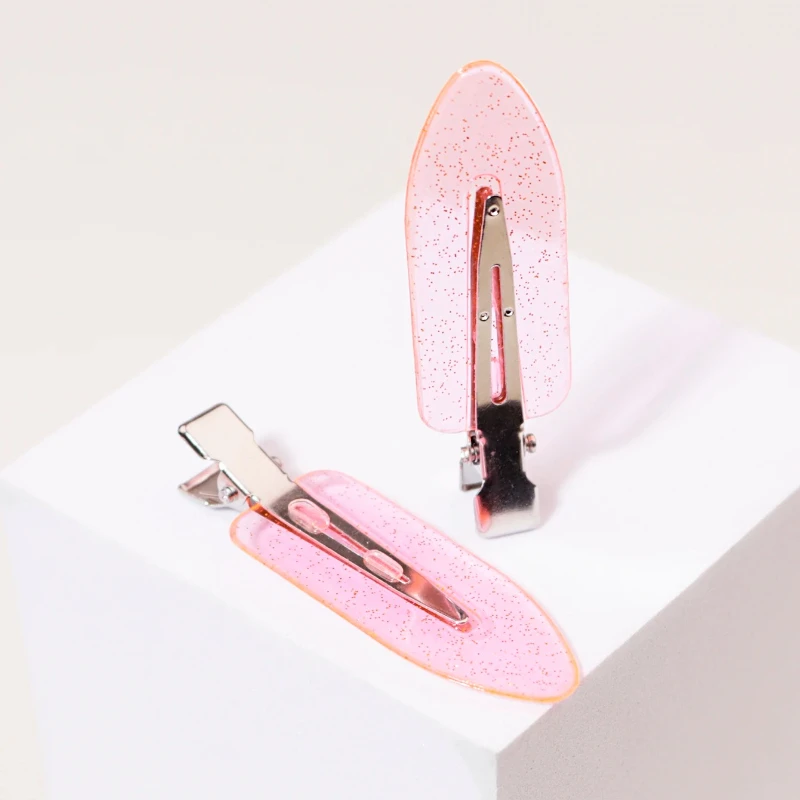 10-50pcs seamless fashion girl transparent hair clips makeup facial accessory clips styling hair clips Special for real hair wig image 3