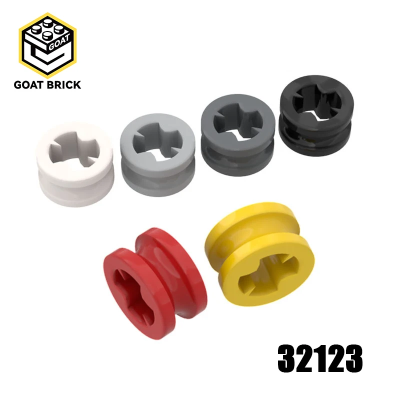 

10Pcs MOC Parts 32123 4265c High-tech Bush 1/2 Smooth Compatible Bricks DIY Assmble Building Blocks