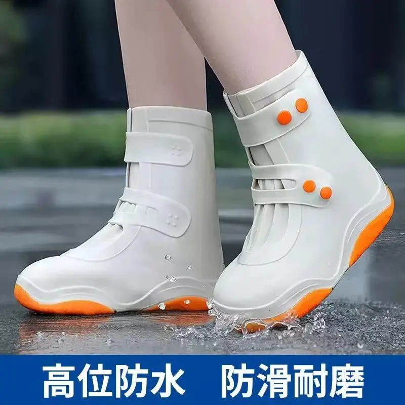 

Thick, wear-resistant, waterproof, and anti slip rain shoe covers for both men and women, suitable for outdoor use on rainy days