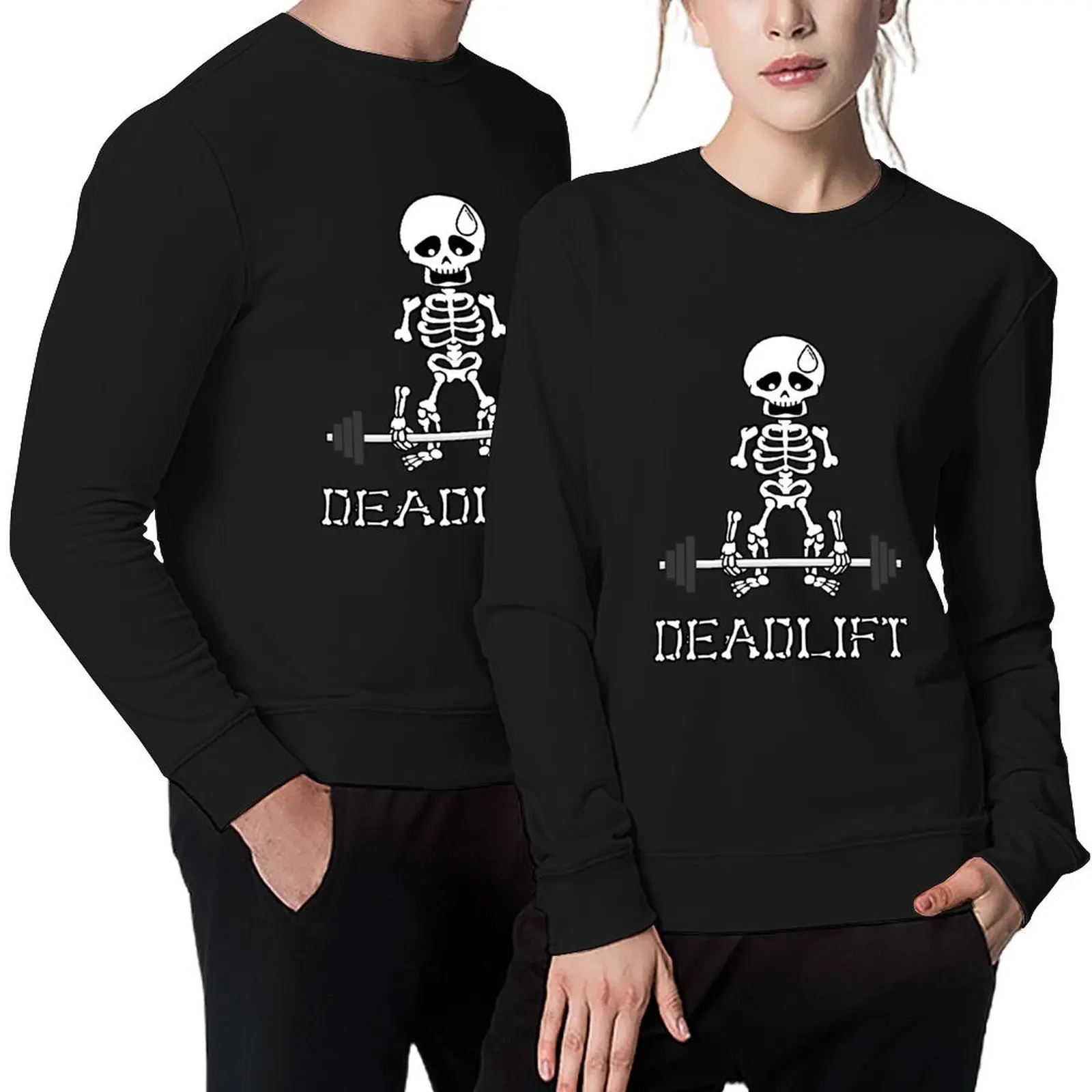

Deadlift Gym Skeleton Pullover autumn tracksuit men tracksuit mens clothes sports sweatshirt man