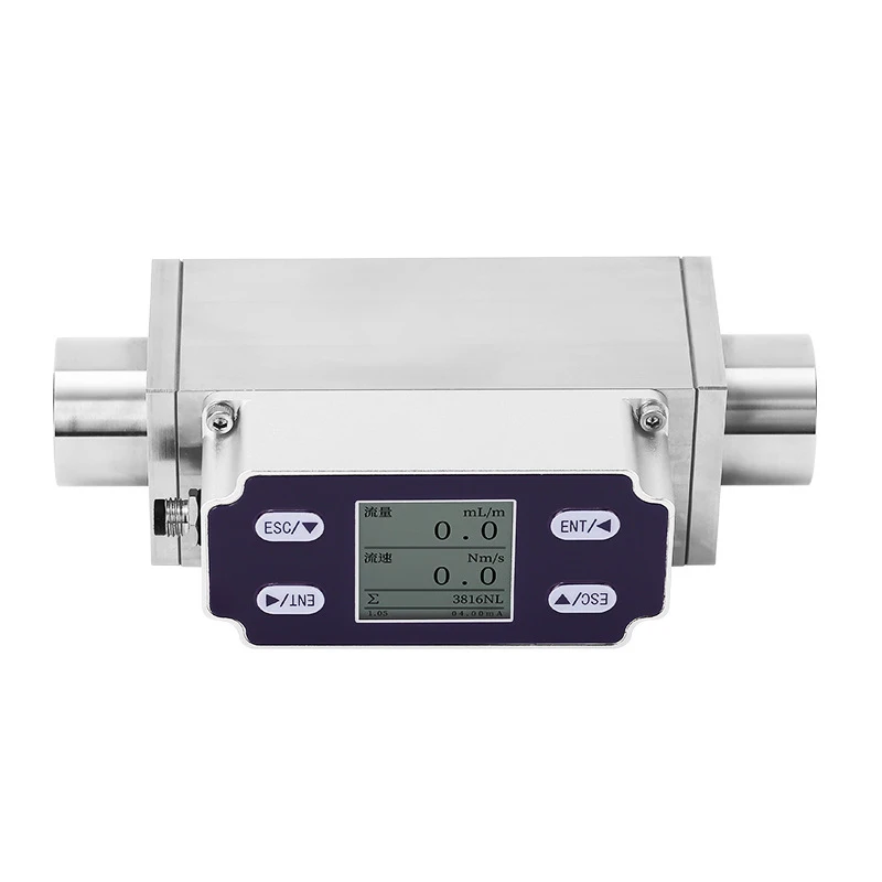 Portable Thermal Digital Air Mass Flow Meter High Accuracy RS485 Flowmeter Gas oxygen fuel gas