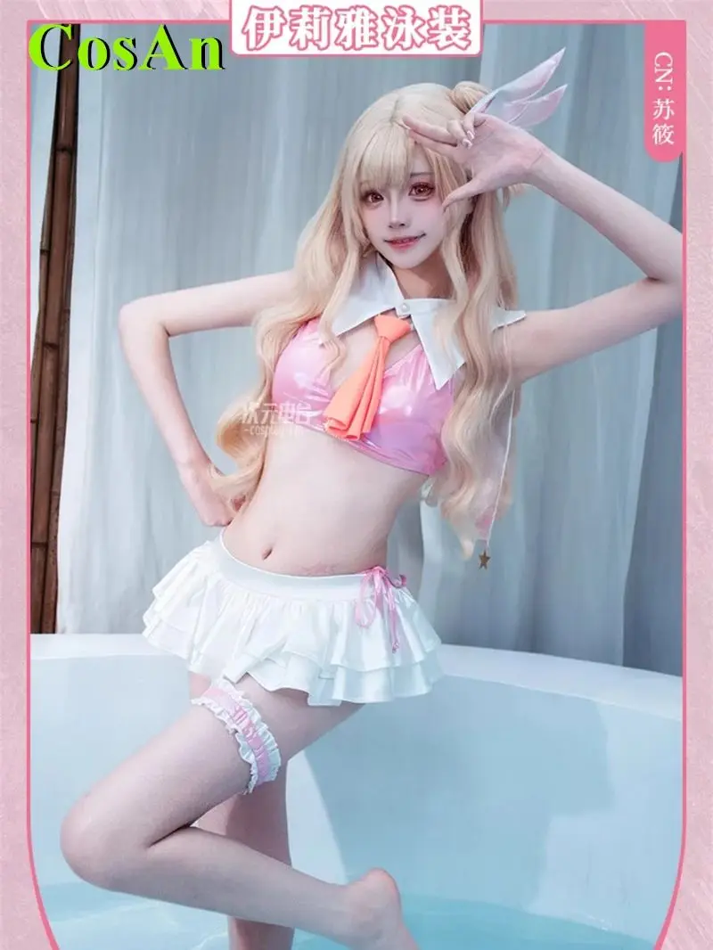 

CosAn Fate Kaleid Liner/Illyasviel Von Einzbern Косплей Костюм Прекрасная боевая форма Активная вечеринка Ролевая игра Одежда Аниме