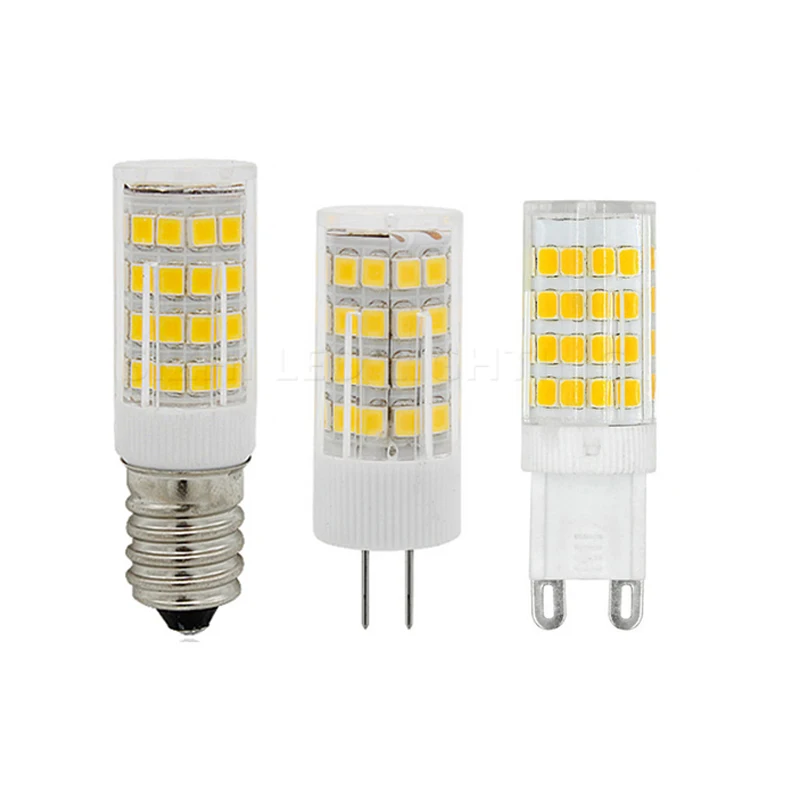 1-10PCS G4 G9 E14 LED Bulb Lamp AC 220V 5W 7W 9W SMD 2835 LED Corn light Cold White Warm White Light Replace Halogen Chandelier