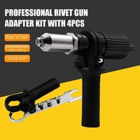 A19F-Rivet Gun Adapter Core-Pulling Rivet Gun Conversion Joint Electric Drill Rivet Machine Pull Rivet Rivet Gun Head