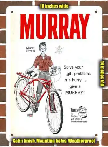 Metal Sign - 1961 Murray Bicycles- 10x14 inches