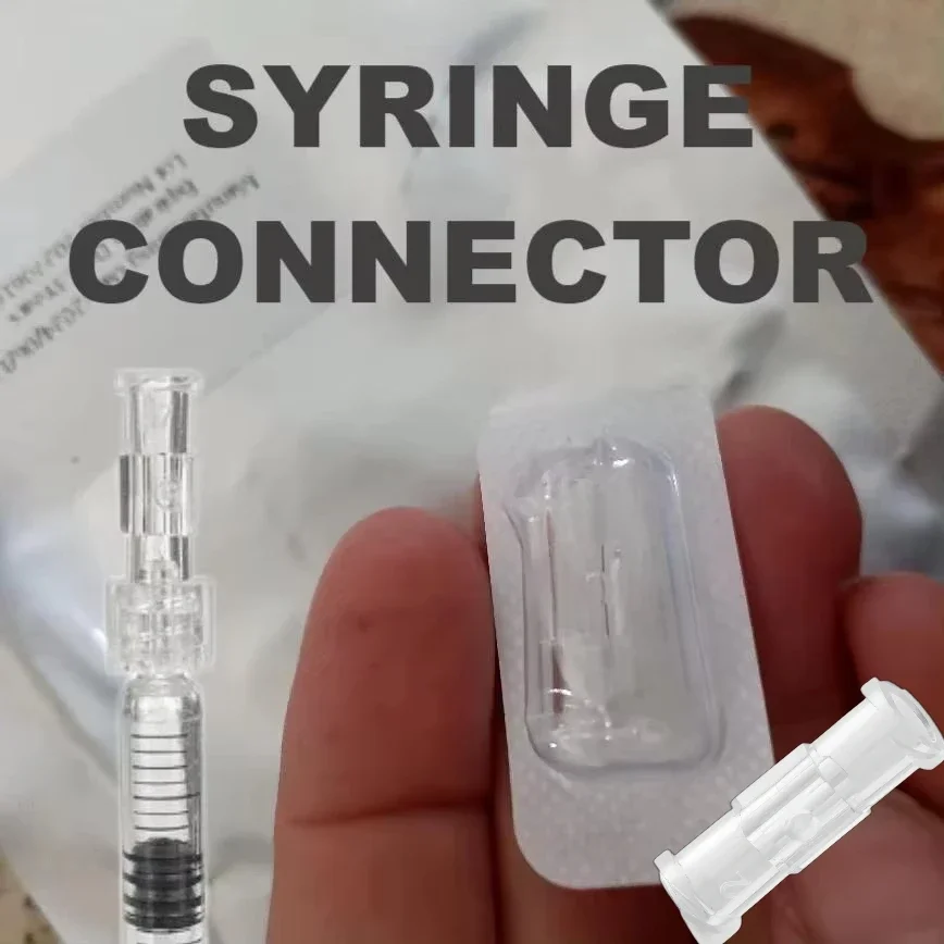 Luer Thread Connector Pp Material Transparent Syringe Double-Way Connector Easy And Durable Use In Sterile Environment Drug Guid