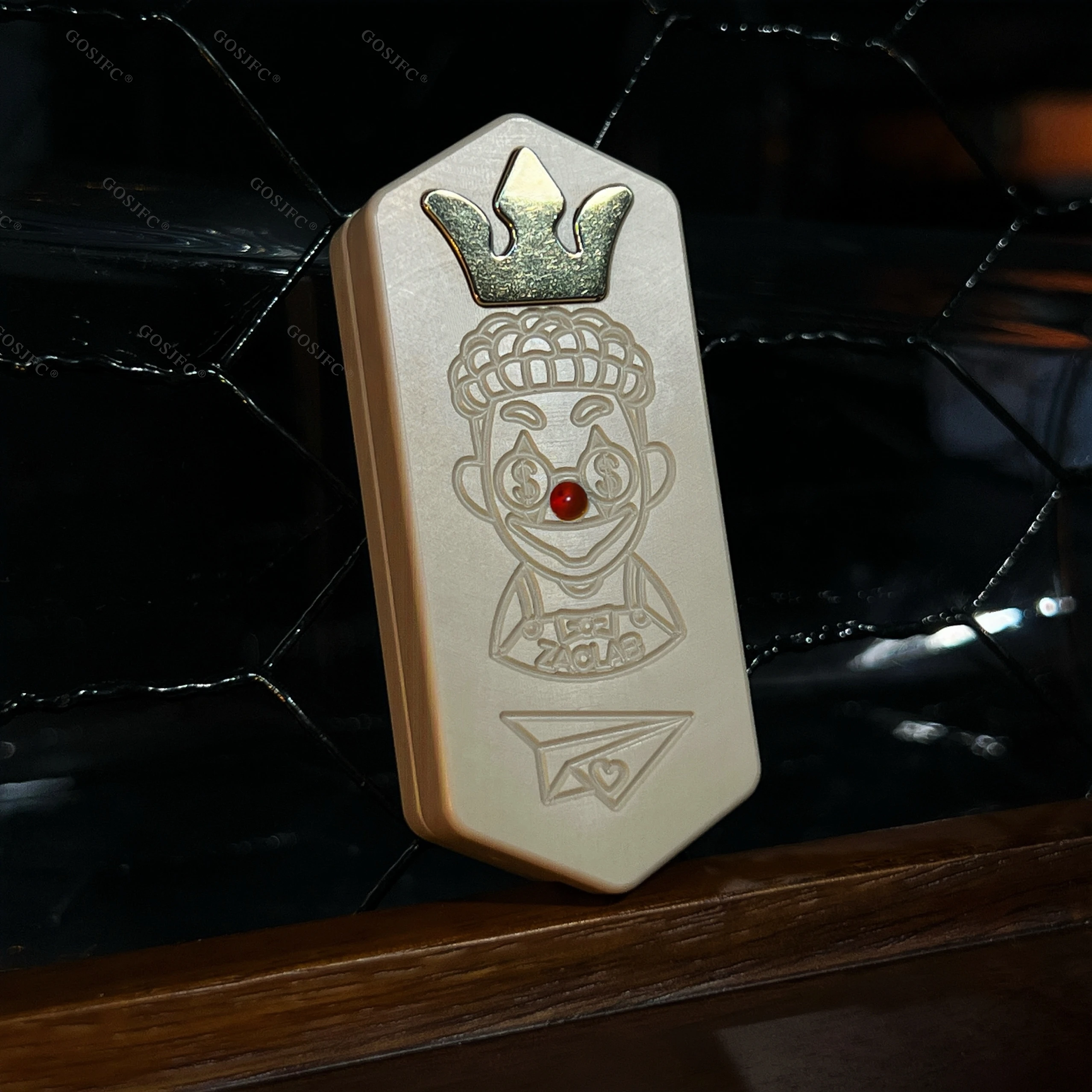 LEPAI pequeño avión deslizador de empuje mecánico juguetes inquietos juguete para aliviar el estrés para adultos