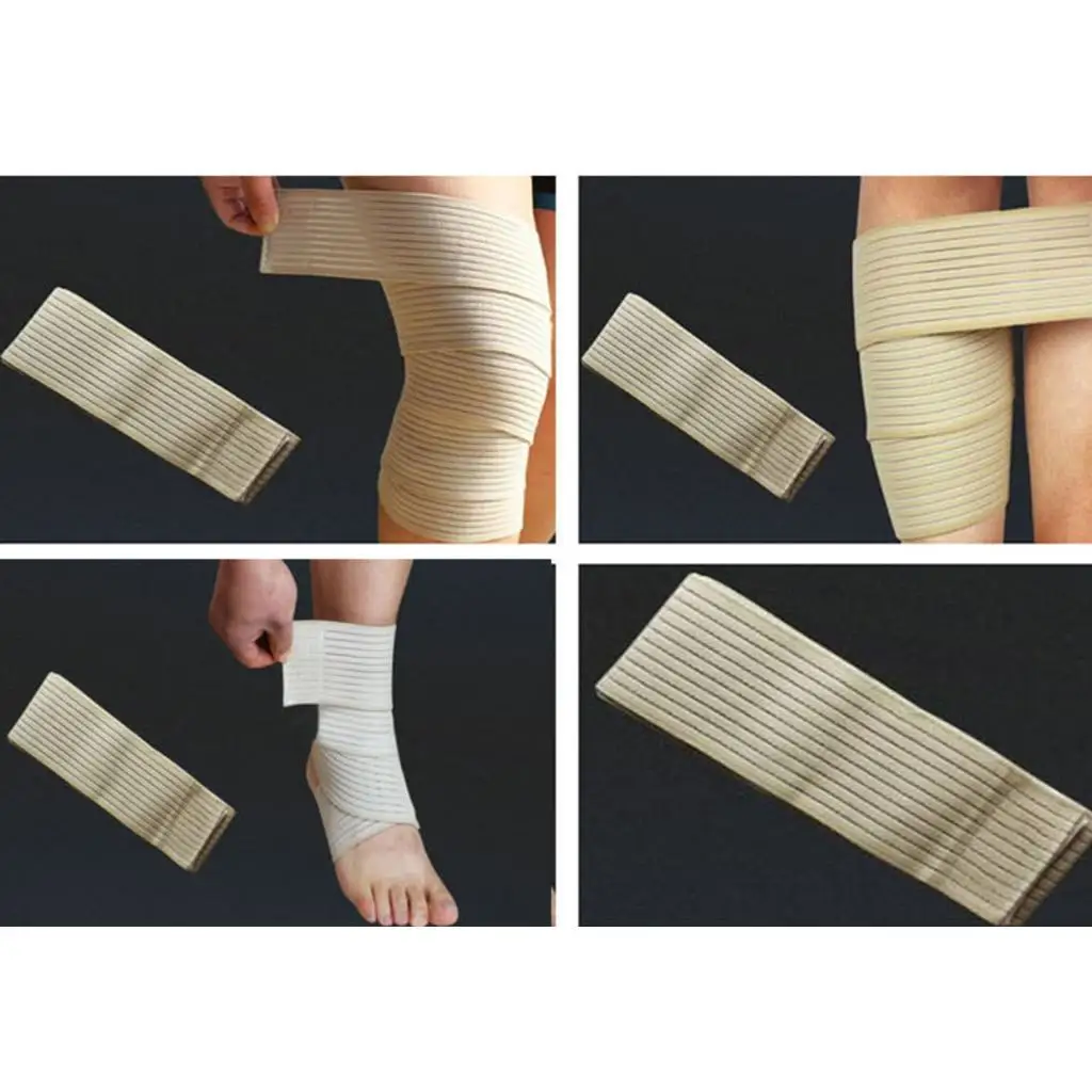 Bandage de Compression artificiel astique, Support pour Jambes, Cuisses, Genoux, Jambes, 2 Pièces