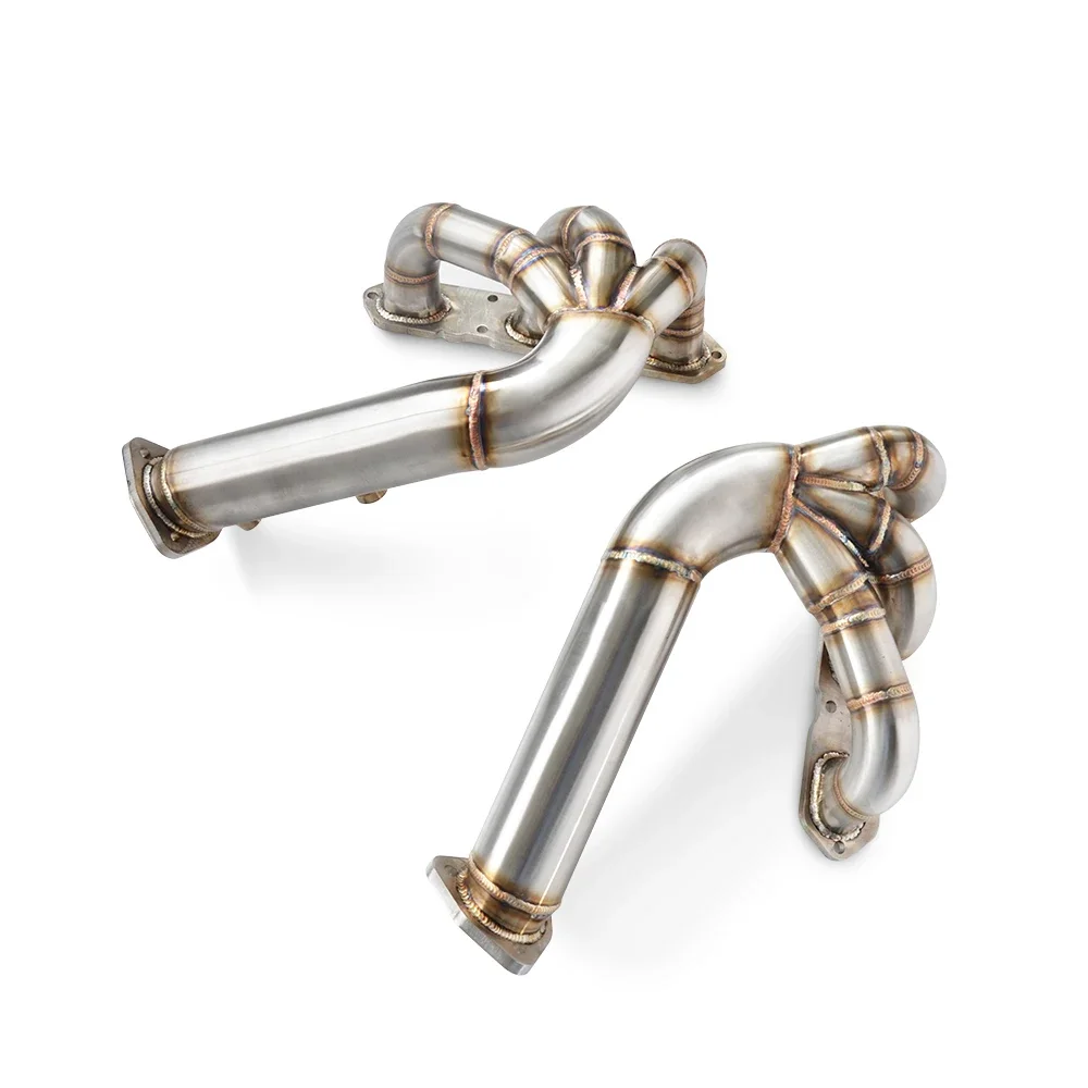 Auto Parts Exhaust Header for (987) 3.4 2007-2012 Polished Processing Manifold Stainless Steel Substitution Basho
