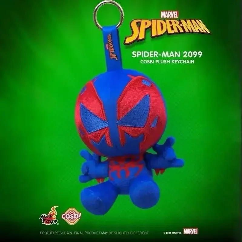 2026 Neue Original Hot Toys Marvel Spider-Man Cosbi Blind Box Plüsch-Taschenanhänger Kawaii Spider-Man Überraschungsbox Geburtstagsgeschenk