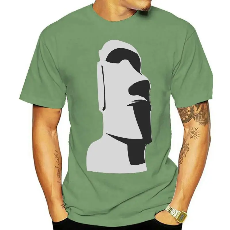 Tiki Moai Easter Island Hawaiian Luau Hans Tgless Tee T-Shirt