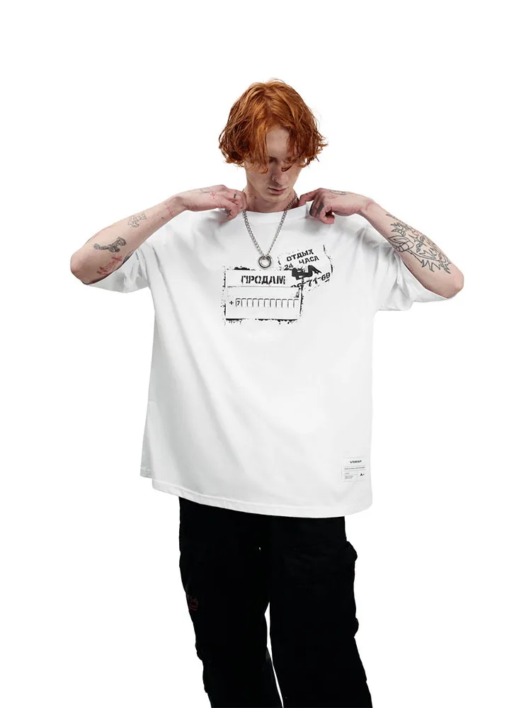 T-Shirt Graphic Women Tops Y2k Oversized Vintage Fashion Printed Short Cotton Streetwear Casual HipHop High Street Graphic Print
