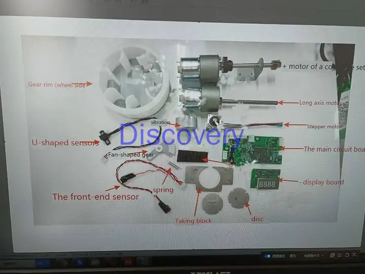 Accesorios de alimentador de tornillo placa ajustable máquina de tornillo placa de circuito del Motor 615 619