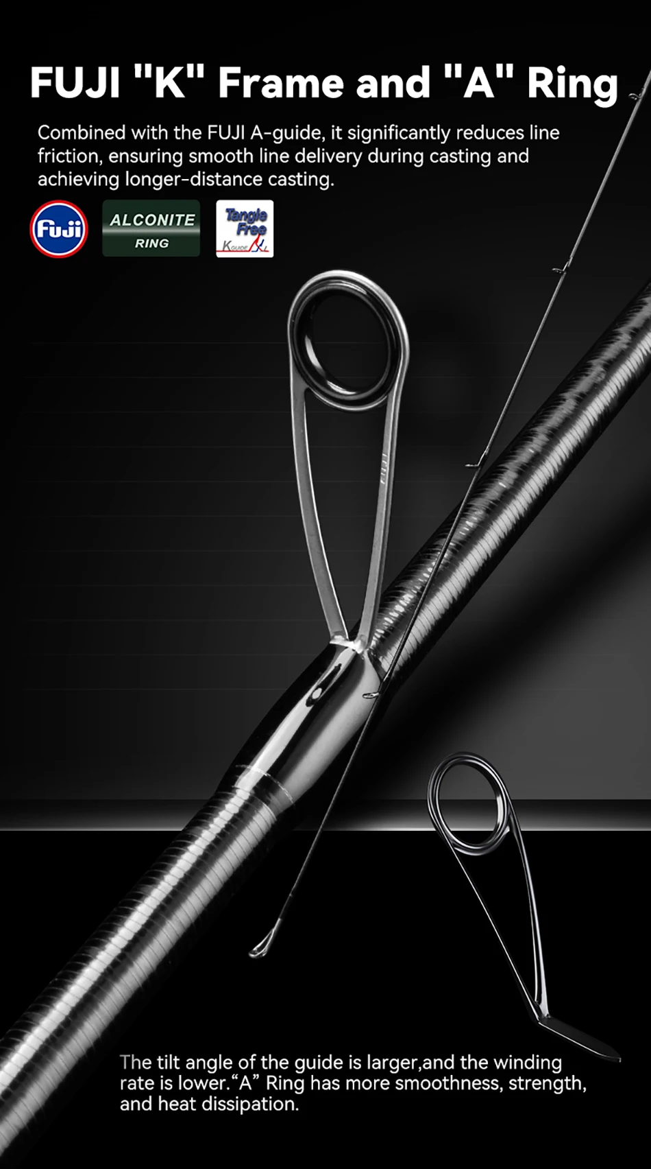 TSURINOYA Ultraleichte Inshore EGI-Rute DETECTIVE S832ML S862ML 93g Hochempfindliche FUJI A Guide Tintenfisch-Oktopus-Angelrute – Detail 6