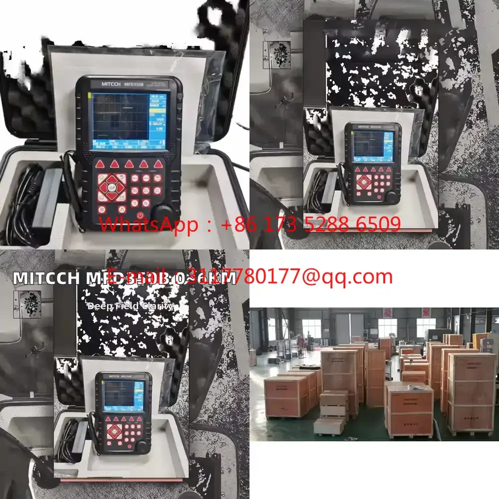 WAP01 Original MITCCH MFD350B Portable Digital Ultrasonic Flaw 0~6000mm Range 36dB Far-Field Resolution 0.2%