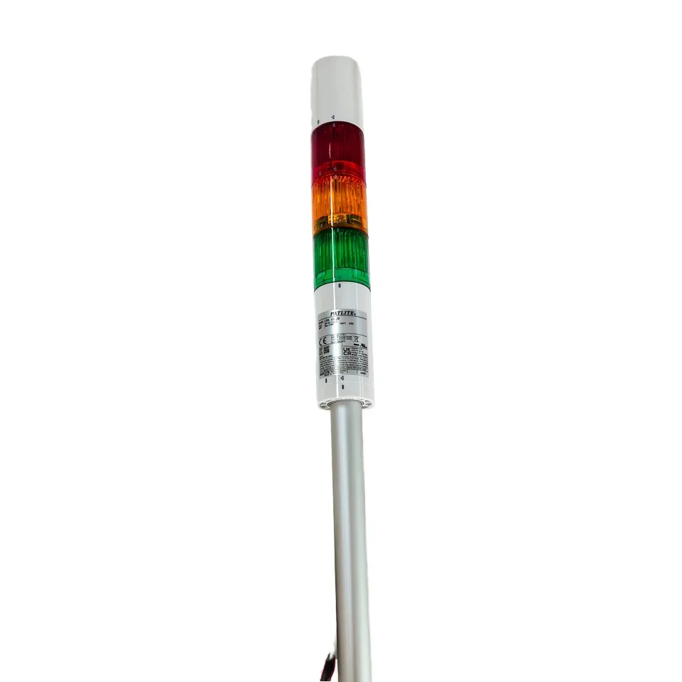 

PATLITE LR4 Series IP54 Industrial Signal Tower with Multi-Color LED Indicators 24V DC for Machinery Status Monitoring