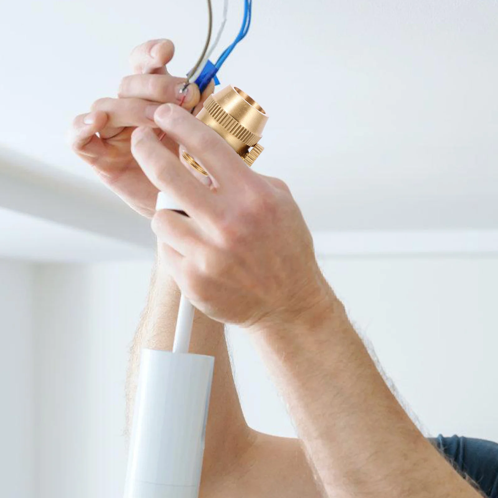 

Metal Cable Grips Plastic Thread Lockers For Pendant Lights Strain Relief Connector Cord Fixing Clamps Wire Grip