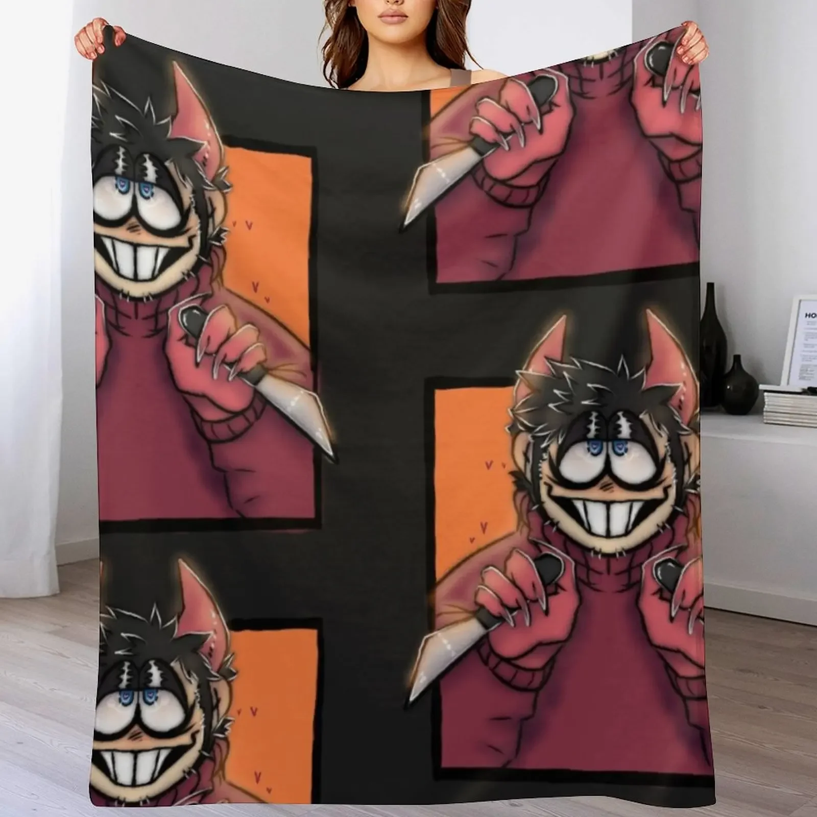 Bob Velseb Throw Blanket Cozy Home Blanket Gift for Christmas Holiday