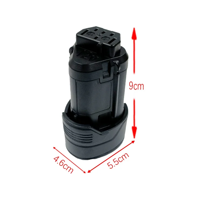 Imagem -02 - Li-ion Battery Plastic Case Carregamento Proteção Circuit Board Box Pcb para Aeg Ridgiid 10.8v 12v Lithium Tool Bs12c Bs12c2 L1215
