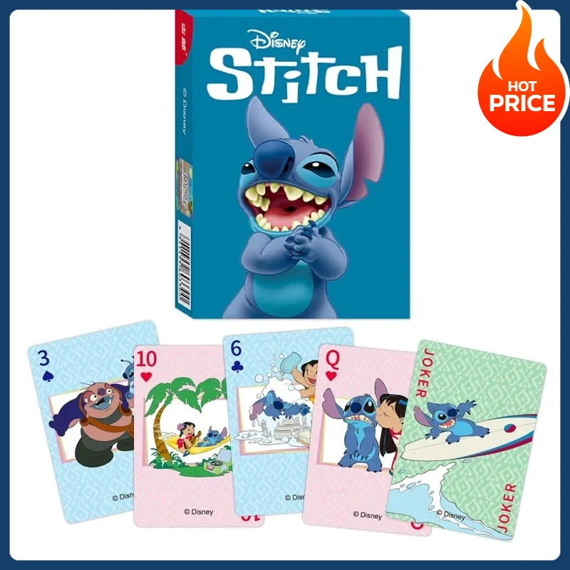 

MINISO Stitch Poker Lots-o'-Huggin' Bear Игральные карты Игральные карты Покер Крытый семейный развлечения Настольные игры