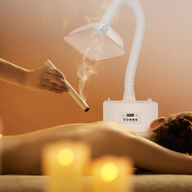 Low Noise Moxibustion Smoke Purifier Powerful Suction Home & SPA Smoke Extractor