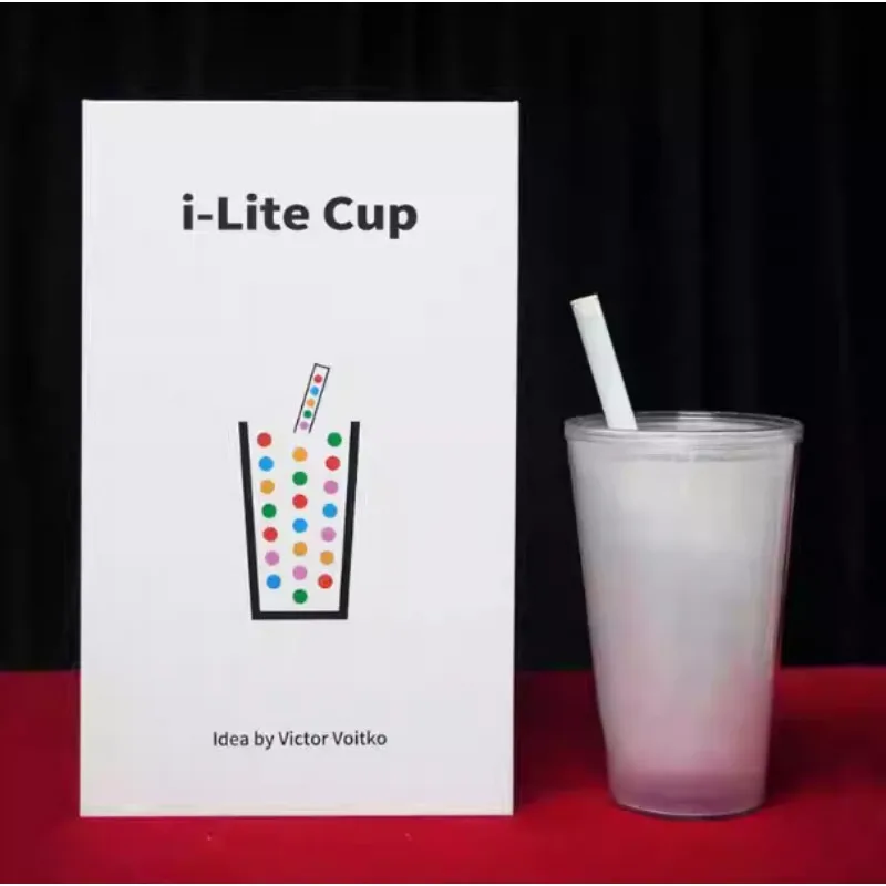 I-Lite Cup V.2 360 Magic Trick - Glowing Light Up Cup for 360 Stage and Close Up Illusions Professional Magician