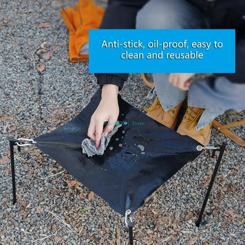 

T3LD High Temperatures Resistant PTFE Cooking Mats Barbecue Baking Liners Cook Pad