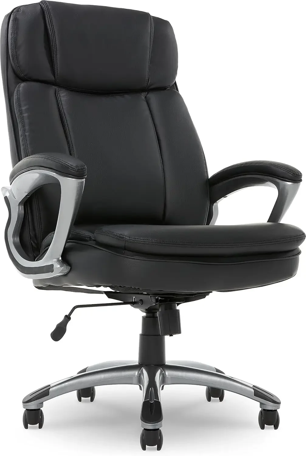 Serta Fairbanks-Chaise ergonomique de bureau à dossier haut, grand et grand, chaise d'ordinateur de jeu, oreillers superposés, profilés