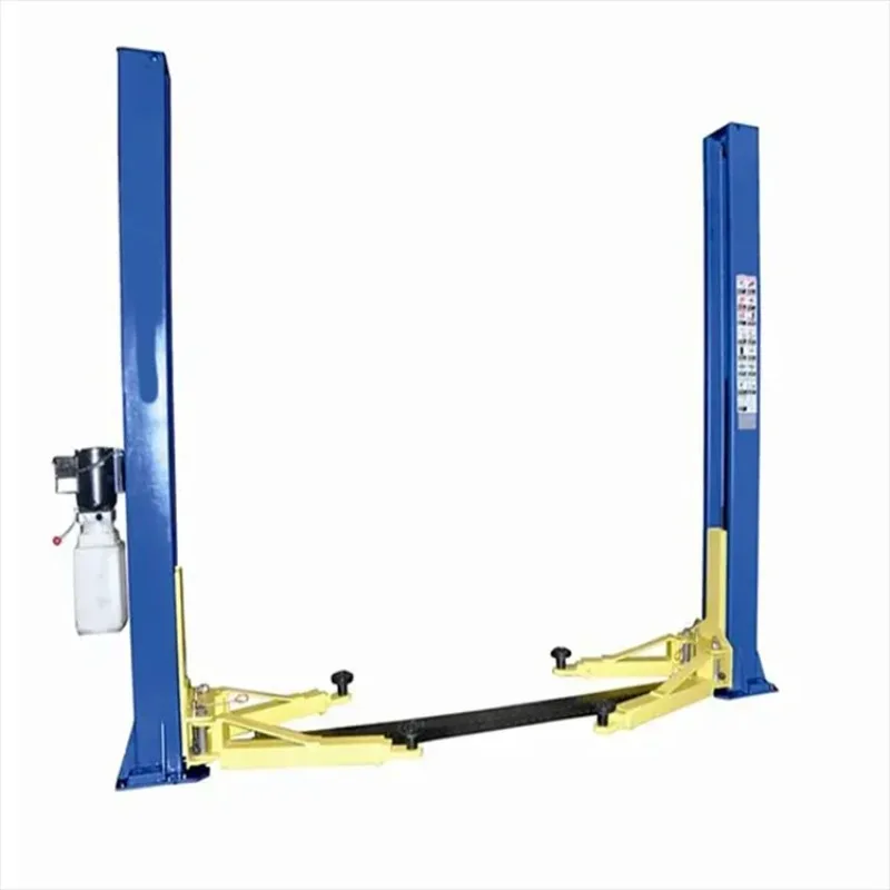 Warranty Width for Parking Guidance System Two post lift with manual two side release