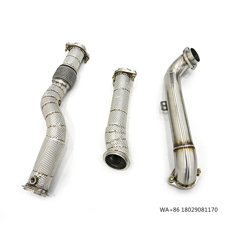 

OEM-даунпайп Free Flow для M2 G87 3.0T 2019-2023, высокопроизводительный, из нержавеющей стали, с тепловым экраном, без катализатора
